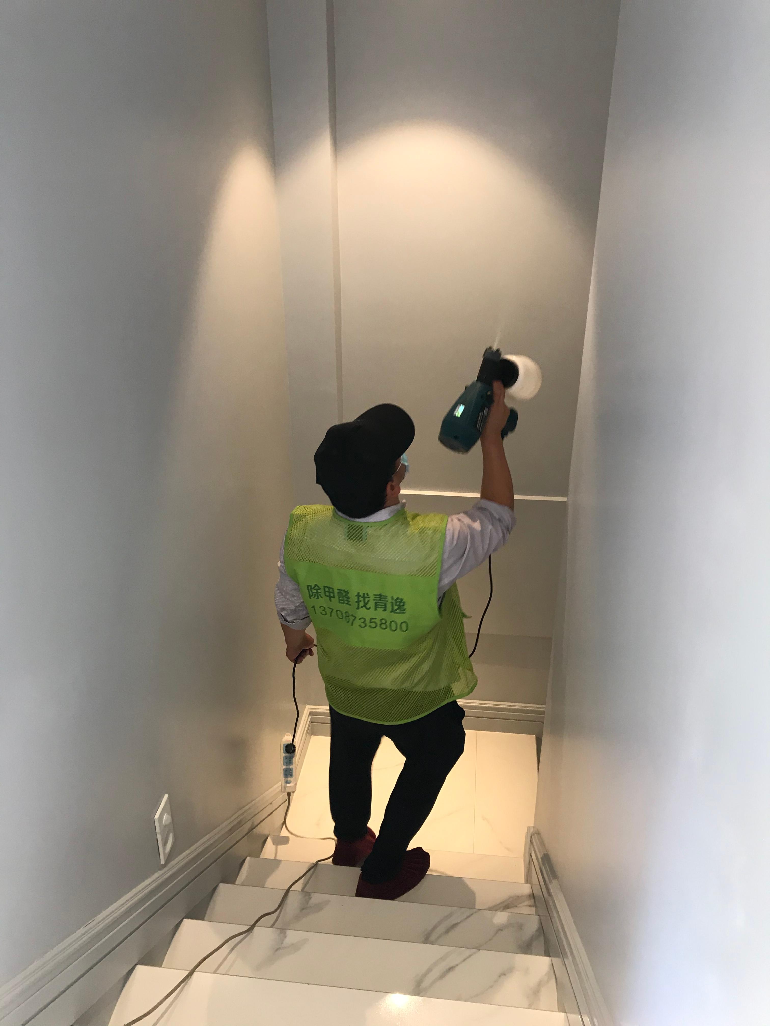 中铁水岸别墅区室内空气污染处理
